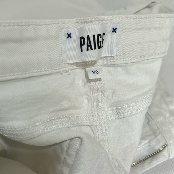 PAIGE HOXTON ANKLE SKINNY WOMEN WHITE HIGH RISE - Picture 9 of 15